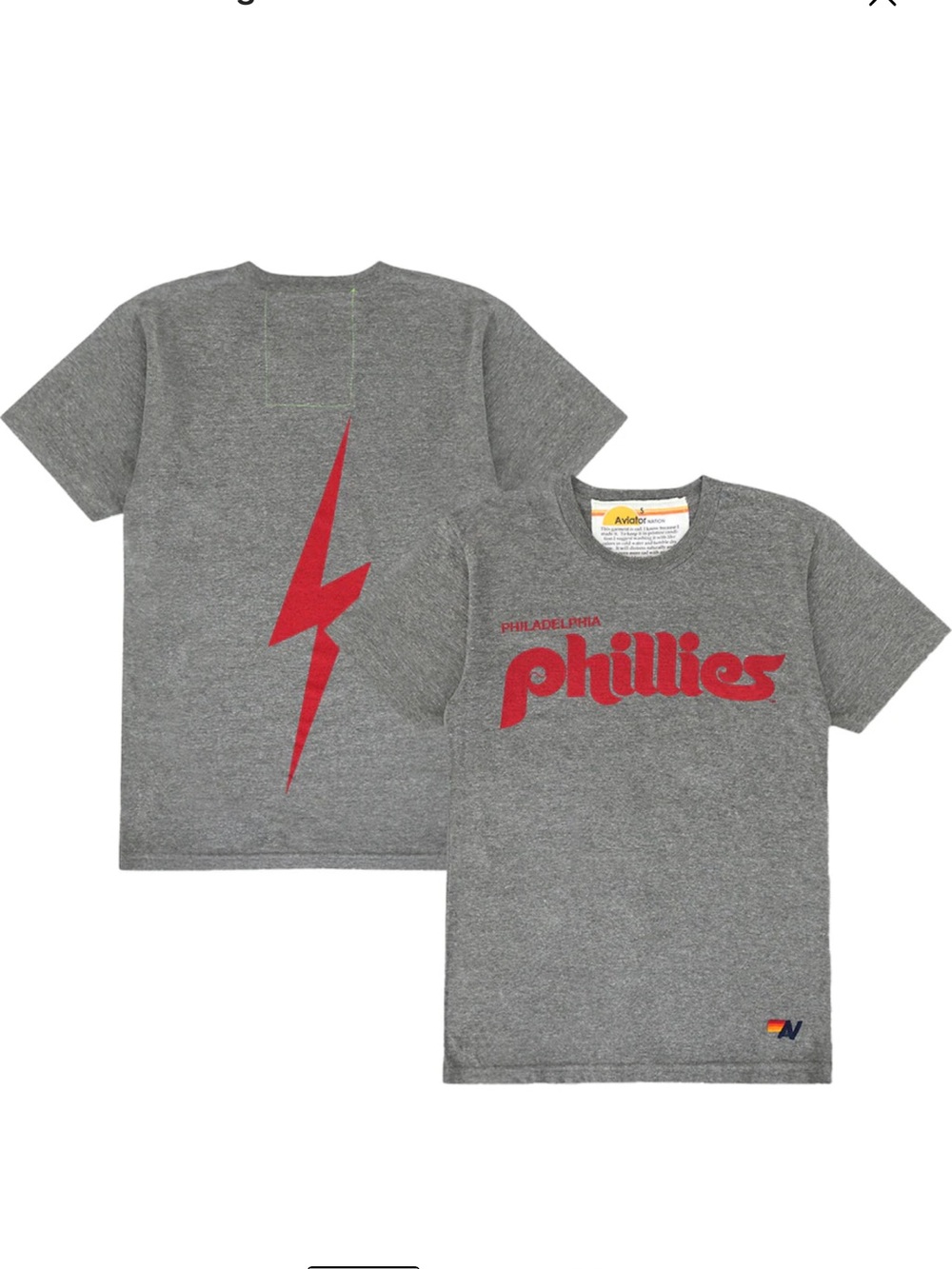 Philadelphia Phillies Aviator Nation Short Sleeve Shirt
